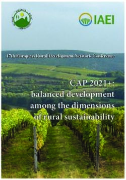 CAP 2021+: balanced development among the dimensions of rural sustainability - 17th European Rural Development Network Conference
