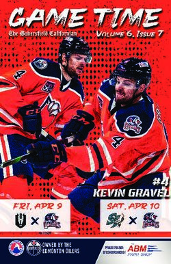 GAME TIME - #4 KEVIN GRAVEL