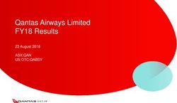 Qantas Airways Limited FY18 Results - ASX:QAN US OTC:QABSY 23 August 2018 - Qantas | Investors