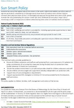 Sun Smart Policy - Sutherland Street Childcare and ...