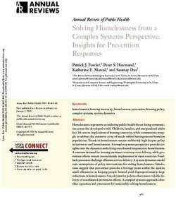 Solving Homelessness from a Complex Systems Perspective: Insights for Prevention Responses