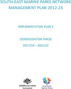 SOUTH-EAST MARINE PARKS NETWORK MANAGEMENT PLAN 2012-23 - IMPLEMENTATION PLAN 2 CONSOLIDATION PHASE 2017/18 2021/22 - Parks ...