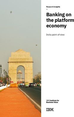 Banking on the platform economy - India point of view Research Insights - IBM