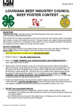 LOUISIANA BEEF INDUSTRY COUNCIL BEEF POSTER CONTEST - LSU ...