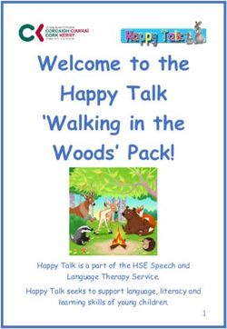 Welcome to the Happy Talk 'Walking in the Woods' Pack! - Happy Talk is a part of the HSE Speech and Language Therapy Service. Happy Talk seeks to ...