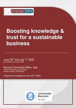 Boosting knowledge & trust for a sustainable business - June 30th and July 1st 2022