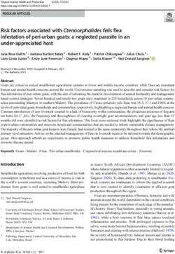Risk factors associated with Ctenocephalides felis flea infestation of peri-urban goats: a neglected parasite in an under-appreciated host