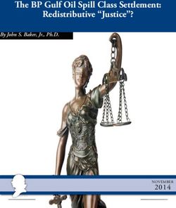 The BP Gulf Oil Spill Class Settlement: Redistributive "Justice"? - 2014 November