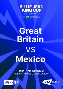 Great Britain Mexico VS - 16th - 17th April 2021 - LTA