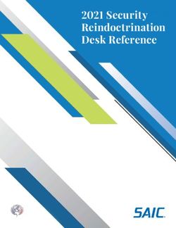 2021 Security Reindoctrination Desk Reference - SAIC