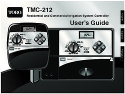 TMC-212 User's Guide Residential and Commercial Irrigation System Controller