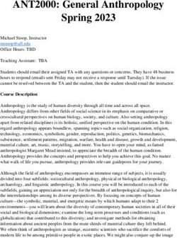 ANT2000: General Anthropology Spring 2023
