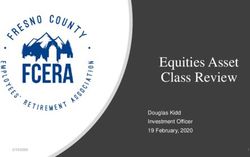 Equities Asset Class Review - Douglas Kidd Investment Officer 19 February, 2020