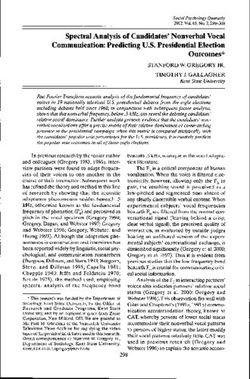 Spectral Analysis of Candidates' Nonverbal Vocal Communication: Predicting U.S. Presidential Election Outcomes