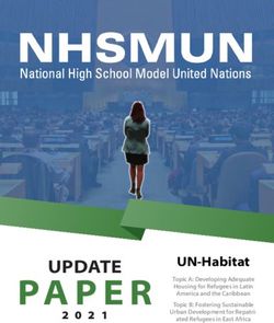 UPDATE UN-Habitat Topic A: Developing Adequate Housing for Refugees in Latin America and the Caribbean Topic B: Fostering Sustainable Urban ...