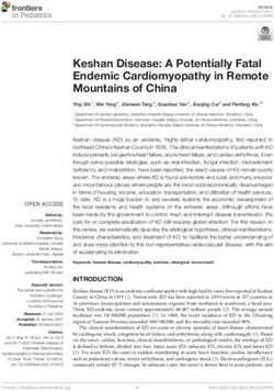 Keshan Disease: A Potentially Fatal Endemic Cardiomyopathy in Remote Mountains of China - Frontiers