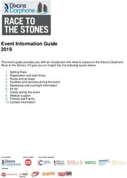 Event Information Guide 2019 - Dixons Carphone Race to the Stones