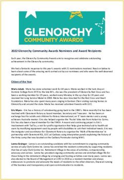 2022 Glenorchy Community Awards Nominees and Award Recipients