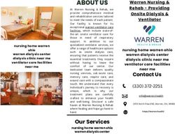 Warren Nursing & Rehab - Providing Onsite Dialysis & Ventilator