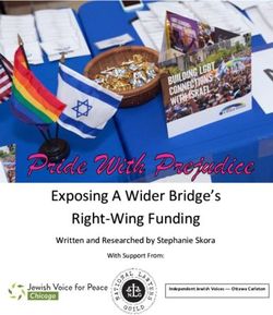 Exposing A Wider Bridge's Right-Wing Funding - Written and Researched by Stephanie Skora - Squarespace