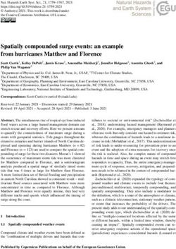 Spatially compounded surge events: an example from hurricanes Matthew and Florence - TSAPPS ...