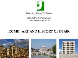 ROME : ART AND HISTORY OPEN AIR - University of Rome Tor Vergata School of Global Governance Anna Vyazemtseva, Ph. D - Economia "Tor ...