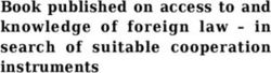 Book published on access to and knowledge of foreign law - in search of suitable cooperation instruments