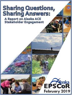 EPSCOR LASKA - SHARING QUESTIONS, SHARING ANSWERS: UNIVERSITY OF ALASKA