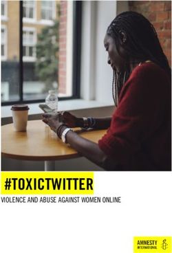 #TOXICTWITTER VIOLENCE AND ABUSE AGAINST WOMEN ONLINE - Amnesty International USA