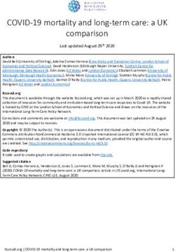 COVID-19 mortality and long-term care: a UK comparison - LTCcovid.org