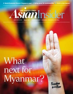 What next for Myanmar? - World Economic Forum's Singapore meet Going green for sustainability