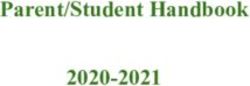 Parent/Student Handbook 2020-2021