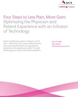 Four Steps to Less Pain, More Gain: Optimizing the Physician and Patient Experience with an Infusion of Technology