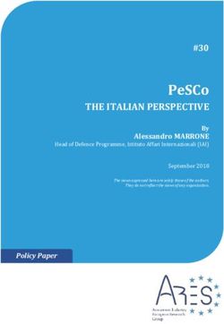 HEAD OF DEFENCE PROGRAMME, ISTITUTO AFFARI INTERNAZIONALI (IAI) SEPTEMBER 2018 - PESCO THE ITALIAN PERSPECTIVE - IRIS