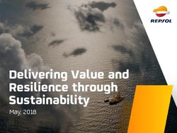 Delivering Value and Resilience through Sustainability - May, 2018 - Repsol
