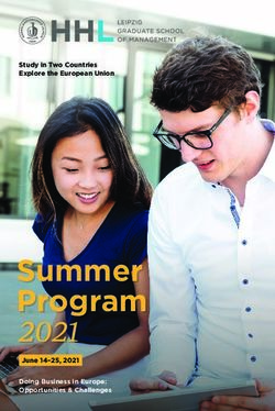 Summer Program 2021 - Study in Two Countries Explore the European Union - June 14-25, 2021 - Leipzig Graduate School of ...