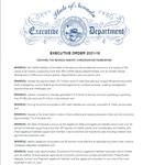 Governors Executive Order 2021-18 Nevada Habitat Conservation Framework - Alan Jenne, Habitat Division Administrator September 24, 2021