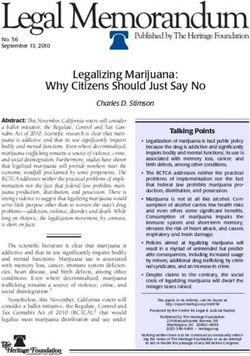 Legalizing Marijuana: Why Citizens Should Just Say No