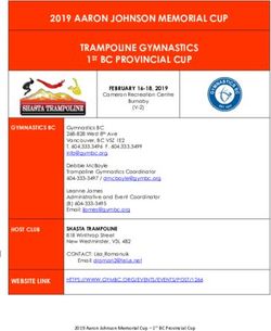 2019 AARON JOHNSON MEMORIAL CUP TRAMPOLINE GYMNASTICS - Gymnastics BC