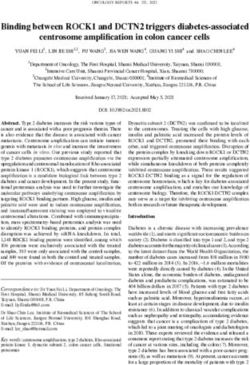 Binding between ROCK1 and DCTN2 triggers diabetes associated centrosome amplification in colon cancer cells