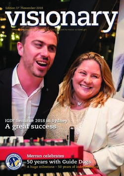 A great success IGDF Seminar 2018 in Sydney - 50 years with Guide Dogs - International Guide Dog Federation Home ...