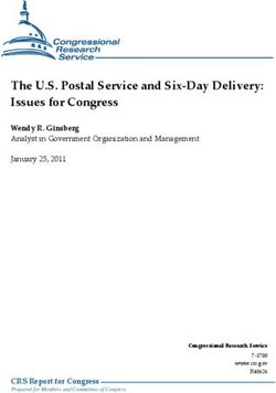 The U.S. Postal Service and Six-Day Delivery: Issues for Congress