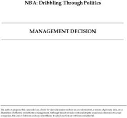MANAGEMENT DECISION NBA: Dribbling Through Politics