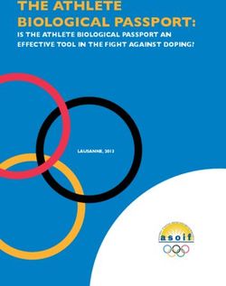 THE ATHLETE BIOLOGICAL PASSPORT: IS THE ATHLETE BIOLOGICAL PASSPORT AN EFFECTIVE TOOL IN THE FIGHT AGAINST DOPING?