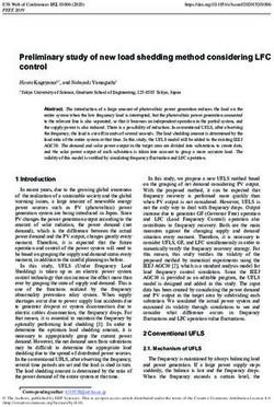Preliminary study of new load shedding method considering LFC control