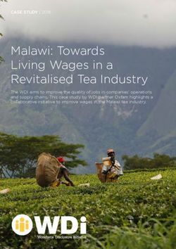 Malawi: Towards Living Wages in a Revitalised Tea Industry - ShareAction