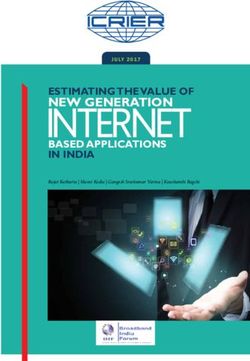 Internet Estimating thE ValuE of - ICRIER