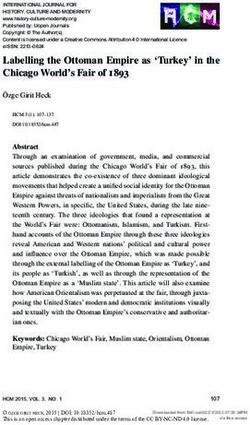 Labelling the Ottoman Empire as 'Turkey' in the Chicago World's Fair of 1893 - Brill