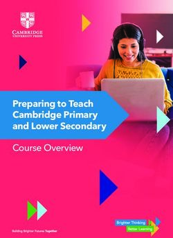 Preparing to Teach Cambridge Primary and Lower Secondary - Course Overview