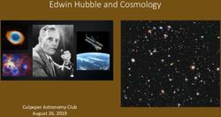 Edwin Hubble and Cosmology - Culpeper Astronomy Club August 26, 2019 - Unitron History Project